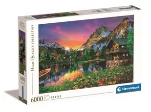 Puzzle 6000 Alpine Lake Clementoni - Puzzle - miniaturka - grafika 1