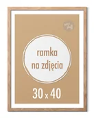 Ramki na zdjęcia - Ramka na zdjęcia 30x40 cm Ramki foto 40x30 brązowa - miniaturka - grafika 1