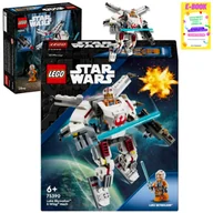 Klocki - LEGO STAR WARS Mech X-Wing Luke’a Skywalkera KLOCKI PREZENT 75390 + EBOOK - miniaturka - grafika 1