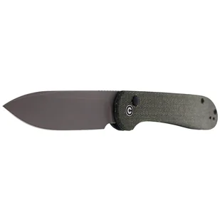 Nóż składany CIVIVI Button Lock Elementum Dark Green Micarta, Gray Stonewashed (C2103C) - Noże - miniaturka - grafika 2