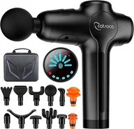 Masażery - MASAŻER PISTOLET Cotsoco masaż mięśni PREMIUM dotykowy LCD 3000mAh + WALIZKA - miniaturka - grafika 1