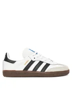 Buty dla dziewczynek - adidas Sneakersy Samba Og IE3677 Biały - miniaturka - grafika 1