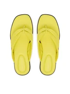 Klapki i japonki damskie - Tommy Hilfiger Japonki FW0FW09216 Żółty - miniaturka - grafika 1