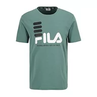 Koszulki męskie - FILA Męski t-shirt BIPPEN Blue Spruce, L, Blue Spruce, L - miniaturka - grafika 1