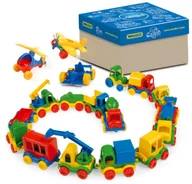 Samochody i pojazdy dla dzieci - WADER Zestaw Autek Kid Cars 36 Sztuk 80604 Pojazdy - miniaturka - grafika 1
