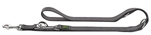 Hunter 47536 Verstellbare Führleine 15/200_Nylon, Grau - Smycze dla psów - miniaturka - grafika 1