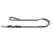 Smycze dla psów - Hunter SMYCZ PRZEPINANA DLA PSA CONVENIENCE REFLECT LEOPARD CZARNA dł 200 szer 1,5cm - miniaturka - grafika 1