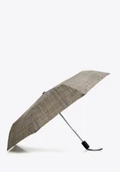 Parasole - Parasol automatyczny wzorzysty beżowo-czarny - miniaturka - grafika 1