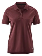 Koszulki sportowe damskie - Gonso Kolarska koszulka polo "Adventure" w kolorze bordowym - miniaturka - grafika 1