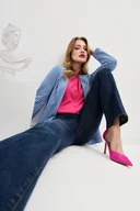 Marynarki i żakiety damskie - Marynarka w drobną kratę-XS - miniaturka - grafika 1