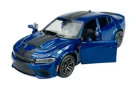 Samochody i pojazdy dla dzieci - TAYUMO 2020 DODGE CHARGER SRT HELLCAT NIEBIESKI 1:36 36145216 - miniaturka - grafika 1