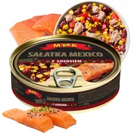 Konserwy i dania rybne - MK Sałatka Meksykańska z Łososiem Pełny Subtelny Wyrazisty Smak 150g - miniaturka - grafika 1