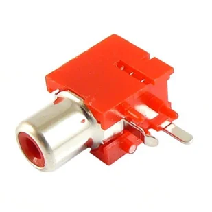 Gniazdo RCA (cinch) do płytki drukowanej - Kable - miniaturka - grafika 1