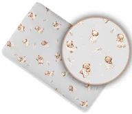 Prześcieradła dla dzieci - PRZEŚCIERADŁO BAWEŁNIANE DO ŁÓŻECZKA 140x70 - miniaturka - grafika 1