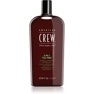 Szampony do włosów - American Crew Tea Tree 3w1 szampon + odżywka + żel do kąpieli 1000ml - miniaturka - grafika 1