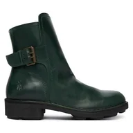 Botki damskie - Botki Fly London Nuryfly P211175003 Zielony - miniaturka - grafika 1