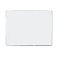 Długopisy - BoardsPlus Magnetyczna tablica suchościeralna, 90 x 60 cm, z aluminiową ramą i półką na długopisy, zmywalna i wielokrotnego zapisywania - miniaturka - grafika 1