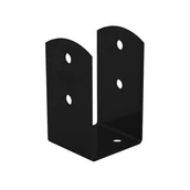 Kotwy - Podstawa słupa 71x71x120 mm PSOL 70 czarna Domax - miniaturka - grafika 1