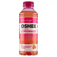 Woda - Oshee Vitamin Lemonade Napój niegazowany malina-grejpfrut 555 ml - miniaturka - grafika 1