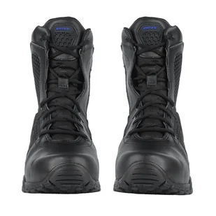 Bates - Buty taktyczne Shock 8'' Side Zip - Czarne - E07008 - Odzież taktyczna i umundurowanie - miniaturka - grafika 6