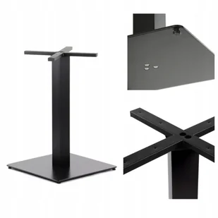 Podstawa stolika SH-5002-6/B 50x50 cm - Meble modułowe i akcesoria - miniaturka - grafika 1