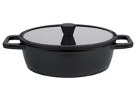 Patelnie - LIVARNO home Patelnia do serwowania z odlewu aluminiowego, Ø 28 cm (Czarny) - miniaturka - grafika 1