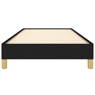 Lumarko Rama łóżka, czarna, 90x200 cm, tapicerowana tkaniną - Łóżka - miniaturka - grafika 6