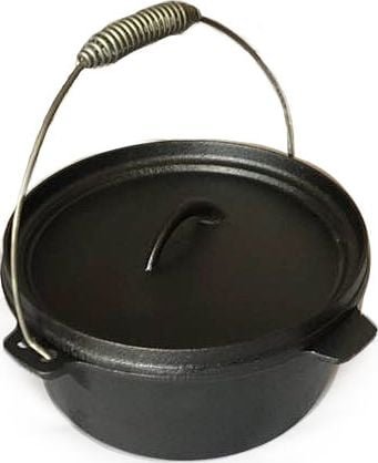 Kamado Ketaus puodas su dangčiu