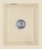 Zlewozmywaki - Zlewozmywak ceramiczny SYSTEMCERAM Mera 32 U Noblesse Korek automatyczny 5361 02 - miniaturka - grafika 1