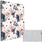 Kalendarze - Kalendarz 2026 A4 tygodniowy Niebieskie Róże - kalendarz - miniaturka - grafika 1