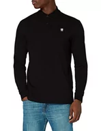 Koszulki męskie - G-STAR RAW Męska koszulka polo Dunda Core, Dk Black 5864-6484, XS - miniaturka - grafika 1