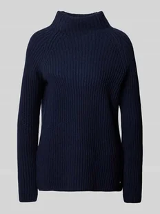 Sweter z dzianiny ze stójką - Swetry damskie - miniaturka - grafika 1