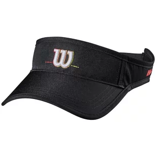 Wilson Volleyball Visor WTH11120R unisex czapka z daszkiem czarna - Czapki damskie - miniaturka - grafika 1