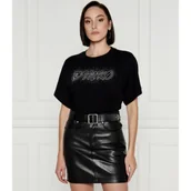 Koszulki i topy damskie - Pinko T-shirt | Loose fit - miniaturka - grafika 1