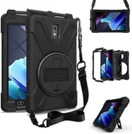 Etui do tabletów - D-Pro 360 Armor etui pancerne z uchwytem na rękę i paskiem na ramię do Samsung Galaxy Tab Active 3  (SM-T570/T575/T577) - miniaturka - grafika 1
