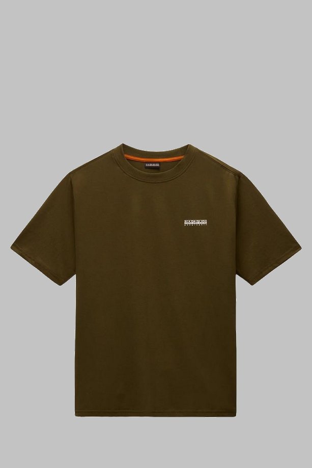 T-shirt męski napapijri small box scuro altro