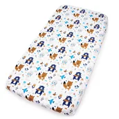 Prześcieradła dla dzieci - Kerstin Prześcieradło Do Łóżeczka 140X70 Cm Bawełn - miniaturka - grafika 1