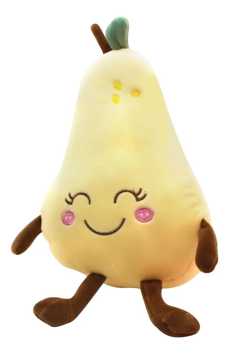 PLUSZOWA MASKOTKA GRUSZKA 25 CM – UROCZA PODUSZKA OWOC DO PRZYTULANIA