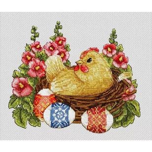 Haft krzyżykowy - Zestaw do haftu - Wielkanoc - Wielkanoc - miniaturka - grafika 1