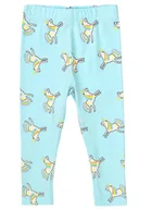 Legginsy - LEGGINSY DZIECIĘCE MINOTI NIEBIESKIE JEDNOROŻCE 86 - miniaturka - grafika 1
