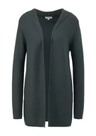 Swetry damskie - s.Oliver Sales GmbH & Co. KG/s.Oliver Damski długi kardigan z kapturem, długi kardigan z kapturem, zielony, 48 - miniaturka - grafika 1