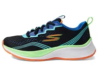 Sneakersy damskie - Skechers 403951L BKMT Sneakersy, czarne tekstylne/wielokolorowe wykończenie, 6 UK, Czarna tkanina wielowykończeniowa, 39 EU - miniaturka - grafika 1