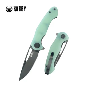 Nóż składany Kubey Dugu Jade G10, Blackwashed 14C28N (KU210K) - Noże - miniaturka - grafika 1