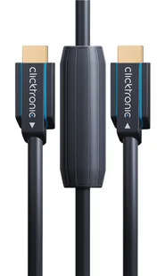 CLICKTRONIC Aktywny kabel HDMI 2.0 4K 60Hz 20m - Kable - miniaturka - grafika 3