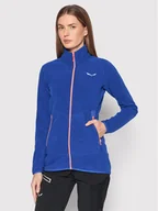 Bluzy sportowe damskie - Salewa Bluza techniczna Paganella 27925 Niebieski Slim Fit - miniaturka - grafika 1