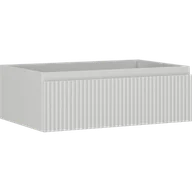 Szafki łazienkowe - Mexen Rivel szafka łazienkowa podumywalkowa 70 cm, 1 szuflada, ryflowana , szara mat - 91A20-07023-1-BF62 - miniaturka - grafika 1