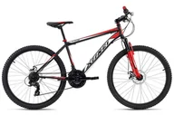 Rowery - KS Cycling, Rower górski, XTINCT 26", czarny, unisex - miniaturka - grafika 1
