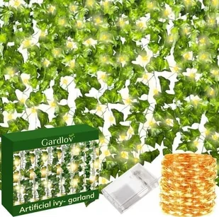 Gardlov Sztuczny bluszcz + LED Gardlov 24538 - Sztuczne kwiaty Gardlov Sztuczny bluszcz + LED Gardlov 24538 - Sztuczne kwiaty - miniaturka - grafika 1