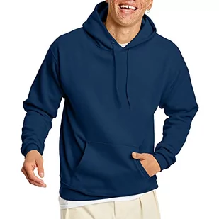 Hanes EcoSmart męska bluza z kapturem, granatowy, 4XL - Bluzy męskie - miniaturka - grafika 1