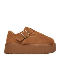 Buty dla dziewczynek - Półbuty Badura EO HY669015S-1 Brązowy - miniaturka - grafika 1